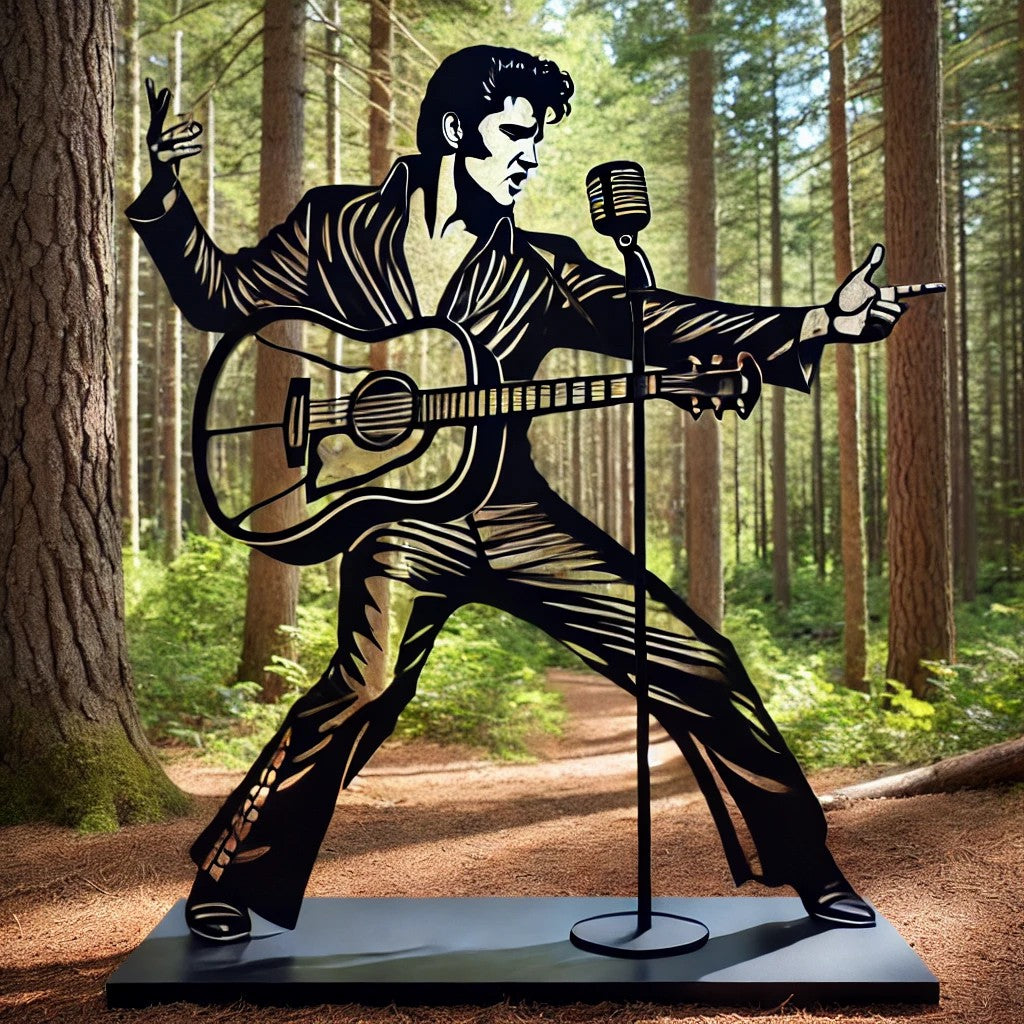Rock 'n' Roll Legend Garden Art 🎶