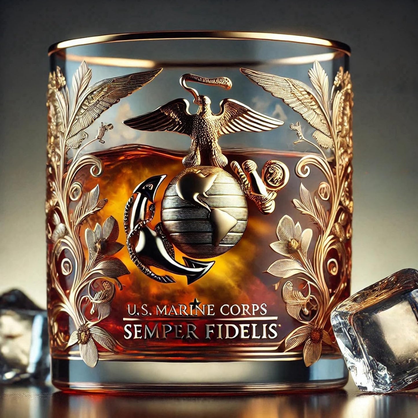 Graddi Veteran Tribute Glass