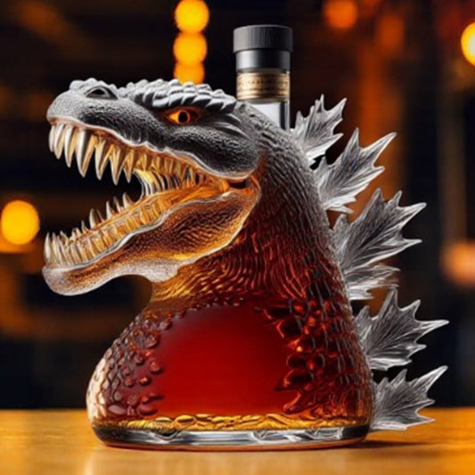 Graddi Godzilla Whiskey Bottle