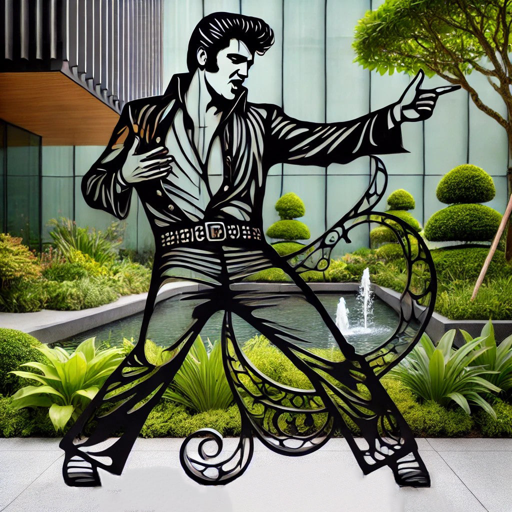 Rock 'n' Roll Legend Garden Art 🎶